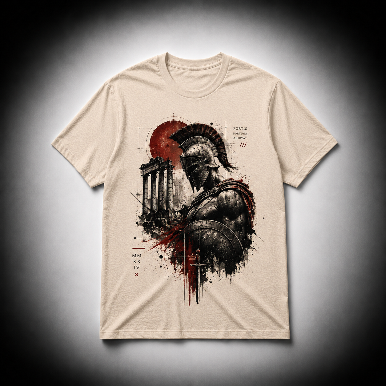 BLOOD MOON SPARTAN | Premium Streetwear Tee