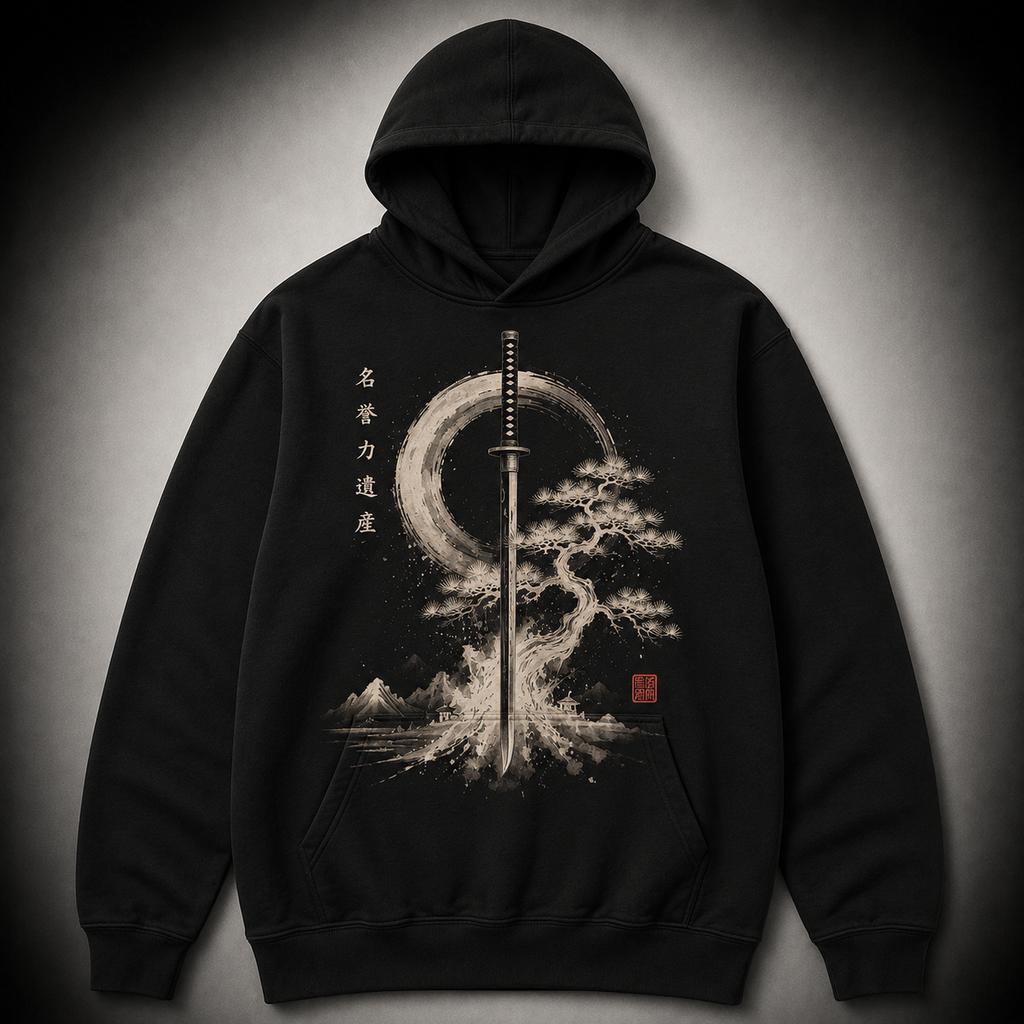 KATANA TREE BLACK | Premium Graphic Tee